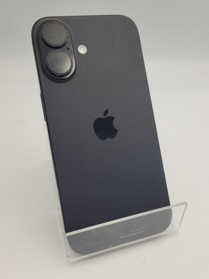 Apple iPhone 16 128GB black smartphone Unlocked unboxed 89% Batt health