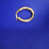 1.2G 9K Gold Oval EARRINGS Hallmakred