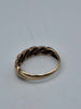 9ct Yellow Gold & Diamond Ring - Size N - 1.78 Grams