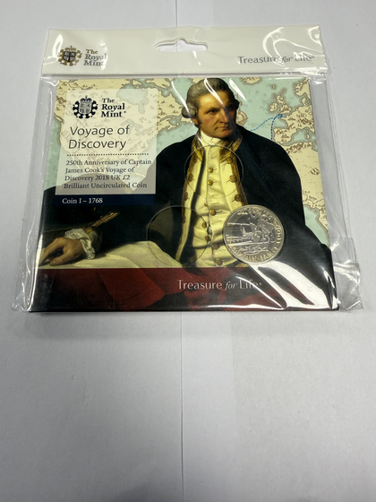 The Royal Mint's Voyage Of Discovery £2 Brilliant Uncirculated Coin I.