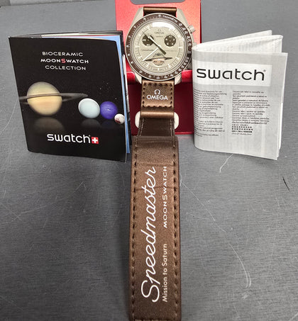 Omega Swatch Mission To Saturn ***Boxed With Papers***