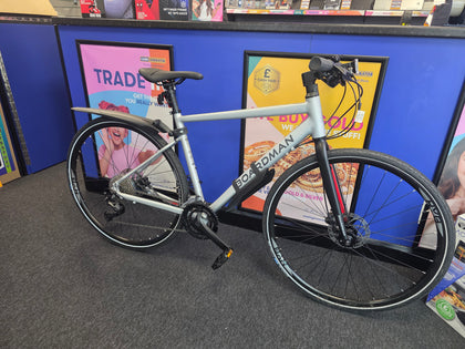 Boardman HYB 8.6 Mens Hybrid Bike - Silver, Medium