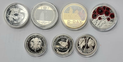 7 X Collectors Coins