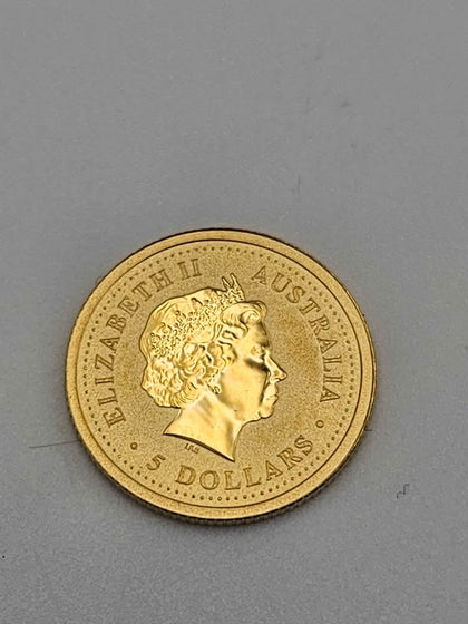 24ct .999 Fine Gold Australian $5 Coin – 1/20oz Gold Bullion Coin