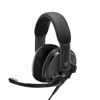 EPOS Audio Wired H3 Closed Acoustic Gaming Headset (Onyx Black).