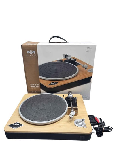 House Of Marley EM-JT002-SBB 'Stir It Up' Wireless Turntable - Boxed - Includes Marley Dust Cover