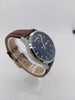 Accurist 7262 Day/Date Quartz Watch - Blue Face - Leather Strap - Unboxed