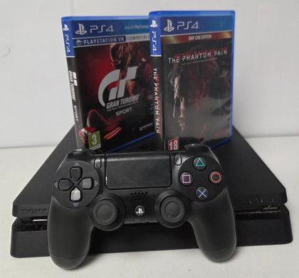 Sony PlayStation 4 500GB Slim Console & 2 Games