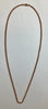 9ct rose gold curb chain necklace 20"