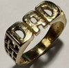 9CT Gold DAD Ring Size T 1/2