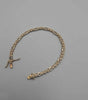 18ct Yellow Gold Tennis Bracelet With Stones - 7.5" Long - 11.82 Grams