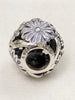 Genuine Pandora Purple Daisy Meadow Flower Openwork Charm S925 ALE - Retired