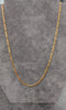 9ct Solid Yellow Gold Figaro Chain - 20 Inches