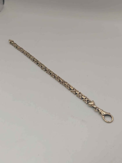 (9K Hallmarked&Tested), Gold Pattern Bracelet, Weight: 13G, 7