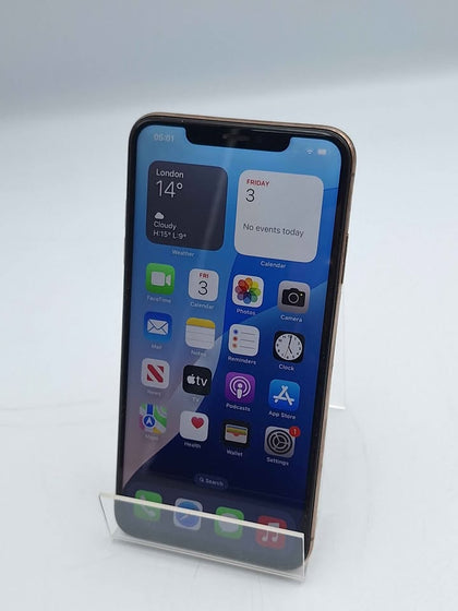 Apple Iphone XR Max Mobile Phone - 64GB - Gold - Open Unlocked - Unboxed (74% Batt) *CRACKED BACK*