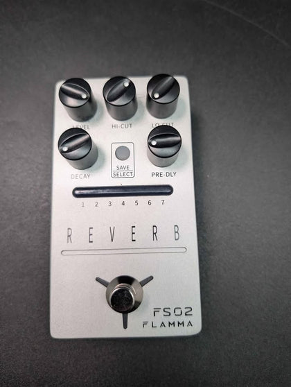 Flamma FS02 Reverb Guitar Effects Pedals - Silver