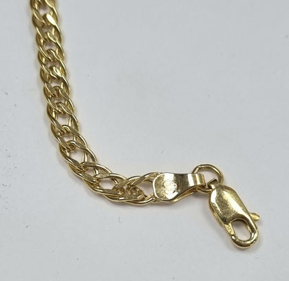 9ct gold bracelet 7.5 