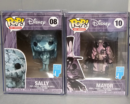 Funko Pop! 10 - The Nightmare Before Christmas - Mayor / Oogie Boogie #09 /Sally #08 Bundle