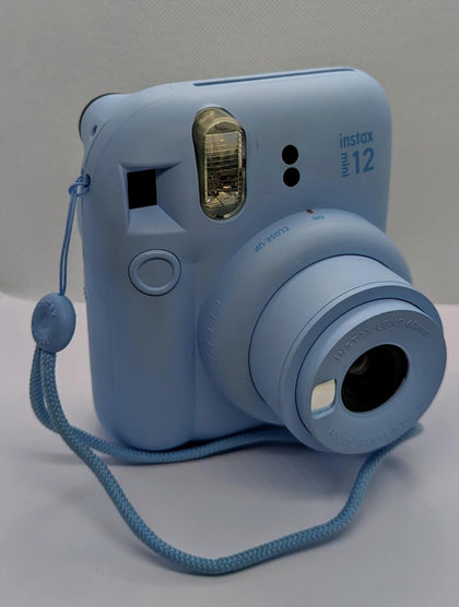 Fuji Instax Mini 12 Fujifilm Instant Film Camera Blue- Does not come with reel