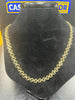 14ct Stone Set Fancy Chain 30.6g 22"