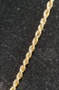 9CT - Yellow Gold Rope Necklace - 25" - 6.20g. Hallmarked