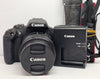 CANON EOS 2000D DSLR Camera with EF-S 18-55 mm f/3.5-5.6 III Lens