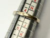 18ct White gold three stone diamond ring Size I
