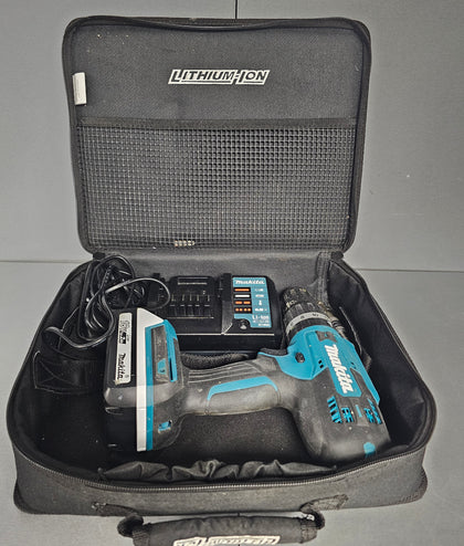 ** January Sale ** Makita Hp488d Cordless Combi Drill Blue + 1 2.0ah battery & charger