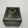 9ct Diamond Gold Ring Hallmarked 1.2g Size L **Hallmarked & Tested**
