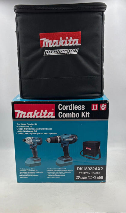 Makita Hammer Drill and Impact Driver Combo Set