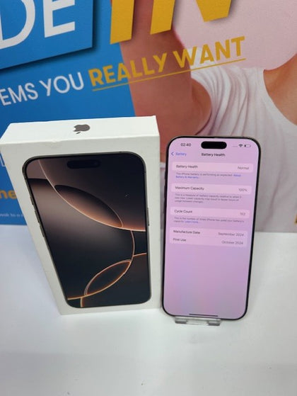Apple Iphone 16 Pro Max 256GB Desert Titanium. Unlocked