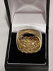 9ct Yellow Gold 5 Row Keeper Ring - 31.8G - Size X
