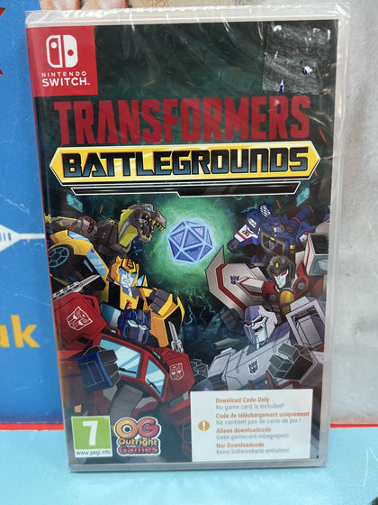 Transformers Battlegrounds Nintendo Switch.