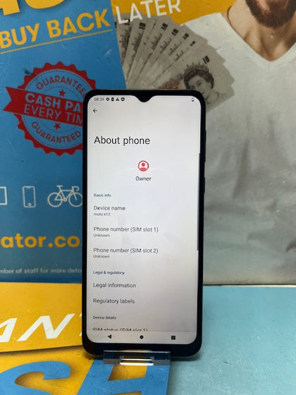 Motorola Moto E13 - 64 GB - Blue.