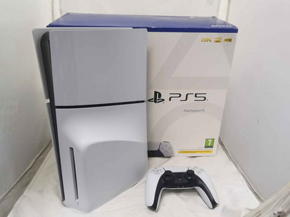Sony PlayStation 5 Slim 1TB, White, Boxed with Controller and Disc Drive