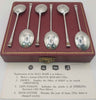 Fine 999 Silver spoons queen Anne full Hallmarked with box