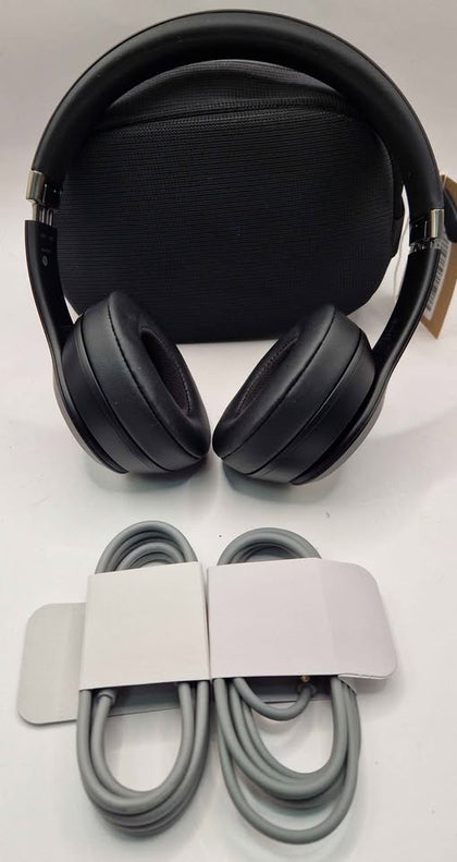 Beats Solo 4 Wireless On-Ear Headphones - Black - Includes Wires & Carry Case