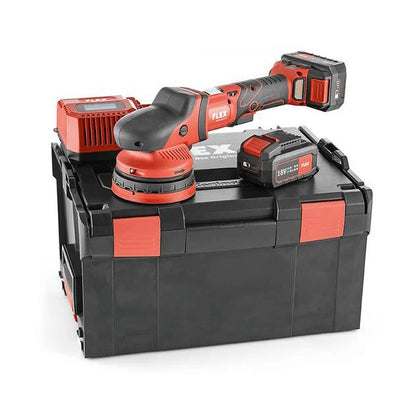 FLEX XCE 8 125 18.0-EC/5.0 Cordless Forced Rotation Polisher Set
