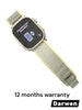 Apple Watch Ultra 2 (Cel), Natural Titanium, 49mm Grey/Beige strap