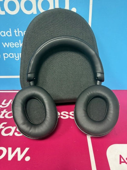 SONY NOISE CANCELLING OVER THE EAR WIRELESS HEADPHONES IN CARRY CASE BLACK UNBOXED