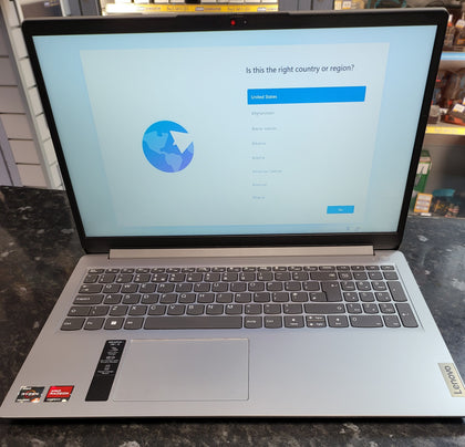 Lenovo IdeaPad 1 15AMN7,  AMD Ryzen 5 7520U, 8GB Ram, 512GB SSD 15.6
