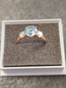 585 Tri-Stone ring Size J