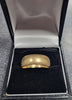 9CT Yellow Gold Band Ring - 5.2G - Size R. Hallmarked