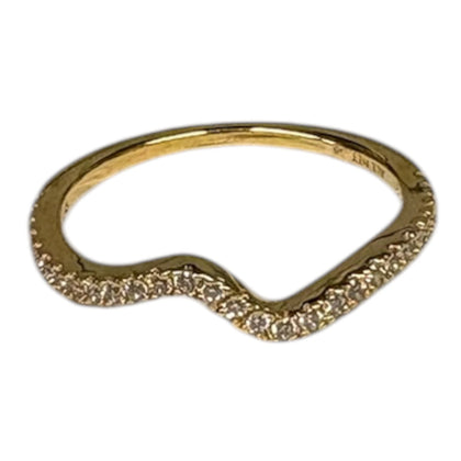Sparkling Wave Ring Size 58 *Collection Only*