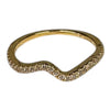 Sparkling Wave Ring Size 58 *Collection Only*