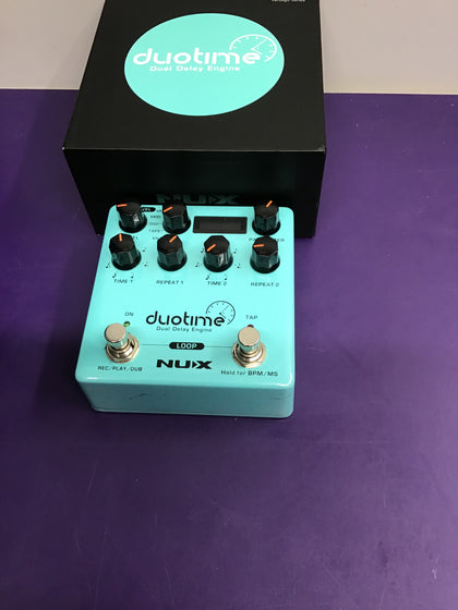 NUX Duotime Stereo Delay Pedal with Independent Time