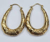 9ct Gold Shell Earrings