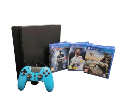 Sony Playstation 4 Slim 500GB Bundle**Unboxed**