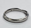 9CT - White Gold Ring With Stones - 2.08g - Size N - Hallmarked