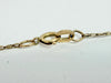 23" 9ct yellow gold ingot pendant and chain